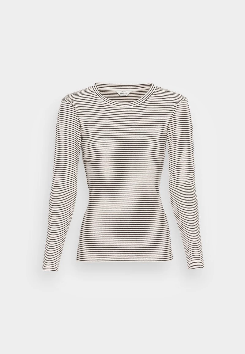 Mads Nørgaard STRIPE TUBA - Langarmshirt - Whitecap Gray/black - Damen 6 Mads Nørgaard STRIPE TUBA - Langarmshirt - Whitecap Gray/black - Damen – Bild 4
