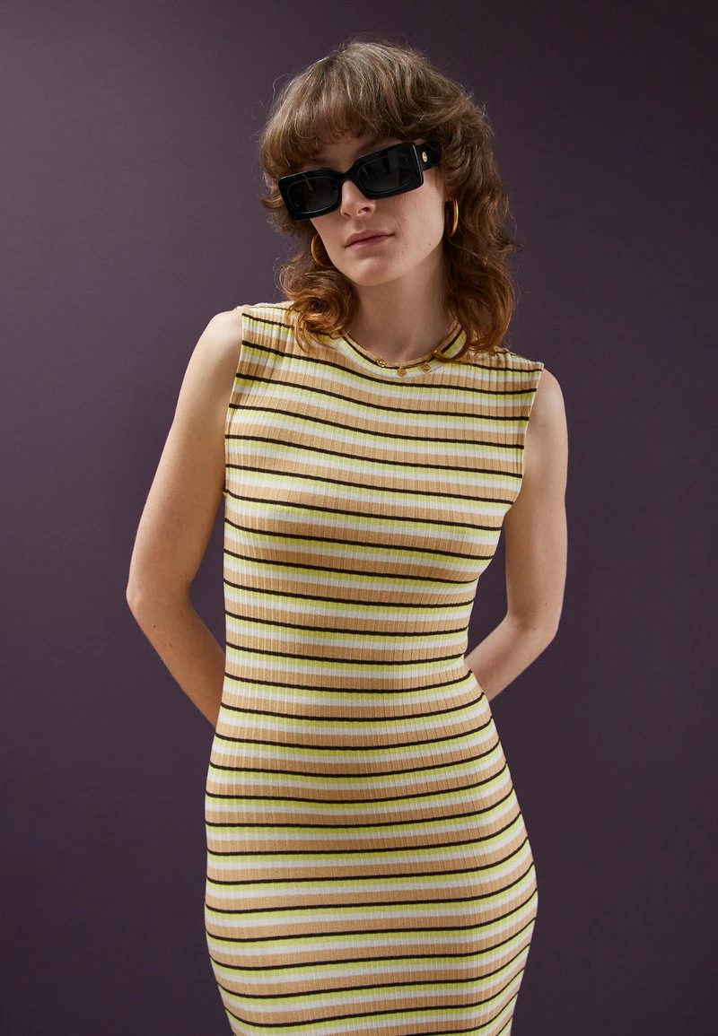 Mads Nørgaard - Damen POLLY DRESS - Maxikleid - Croissant 5 Mads Nørgaard - Damen POLLY DRESS - Maxikleid - Croissant – Bild 3