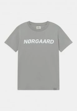 Mads Nørgaard TEE THORLINO UNISEX - T-Shirt Print - Limestone