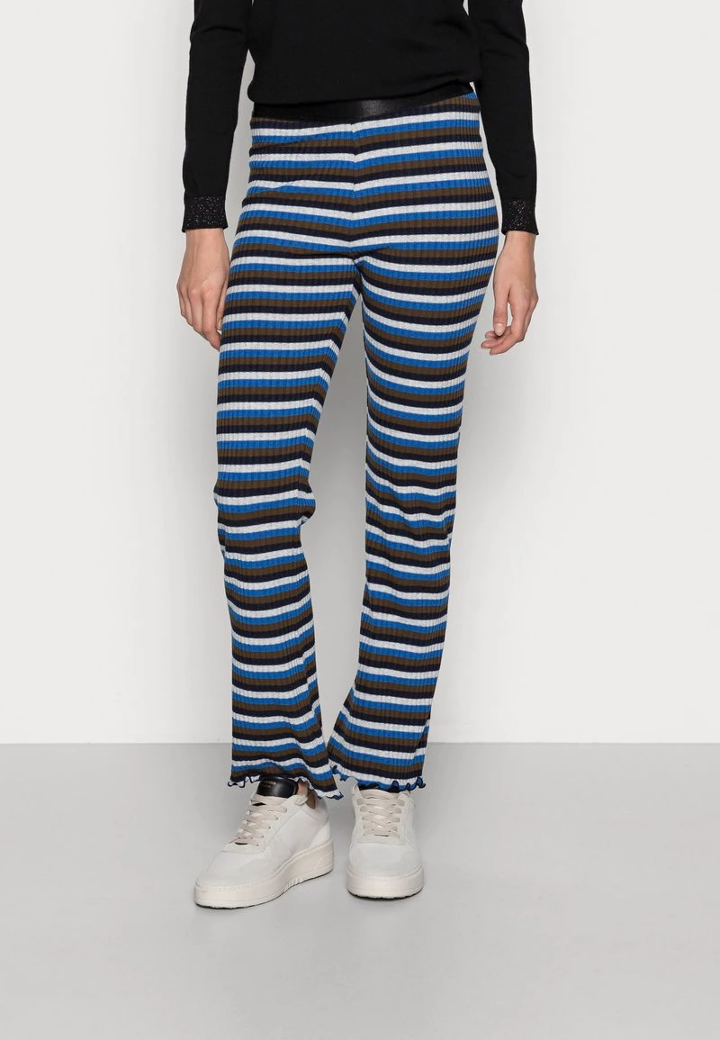 Mads Nørgaard LONNIE PANTS - Stoffhose - Multi Princess Blue - Damen 3 Mads Nørgaard LONNIE PANTS - Stoffhose - Multi Princess Blue - Damen