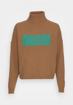 Mads Nørgaard RECY SOFT KARLA LOGO SWEATER - Strickpullover - Otter - Damen -Mads Nørgaard Verkäufe 2022 074f713ab2214c5a8b965ab03cbc93e2
