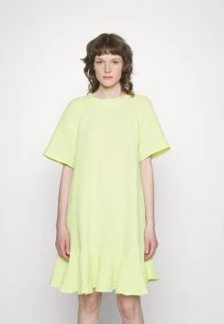 Mads Nørgaard DARIA DRESS - Freizeitkleid - Sunny Lime - Damen
