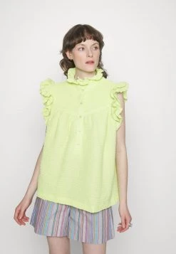 Mads Nørgaard - Damen ELLE - Bluse - Sunny Lime