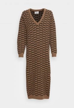 Mads Nørgaard - Damen DELTA LOGO DYNAMO - Strickkleid - Breen/pirate Black -Mads Nørgaard Verkäufe 2022 0dd64904bc5f4ff4bd1f028fa60acb1e