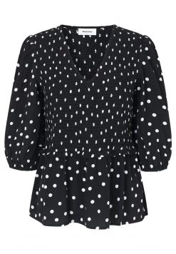 Modström - Damen Bluse - Bold Dot Black