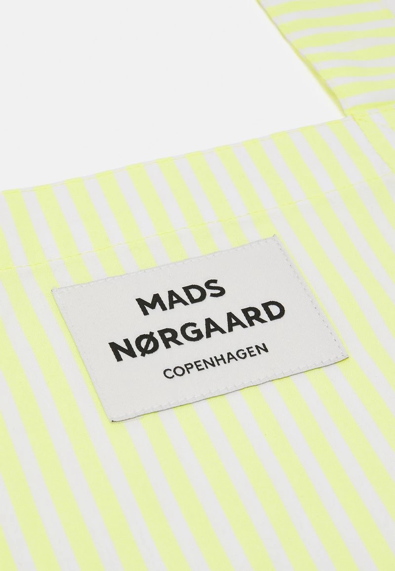 Mads Nørgaard - Damen SACKY ATOMA BAG - Shopping Bag - Sunny Lime/white 6 Mads Nørgaard - Damen SACKY ATOMA BAG - Shopping Bag - Sunny Lime/white – Bild 4
