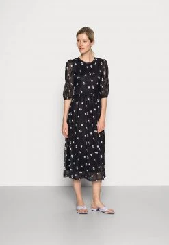 Modström - Damen MISSY PRINT DRESS - Freizeitkleid - Black