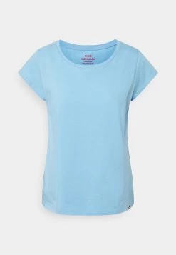 Mads Nørgaard FAVORITE STRIPE TEASY TEE - T-Shirt Basic - Della Robbia Blue - Damen