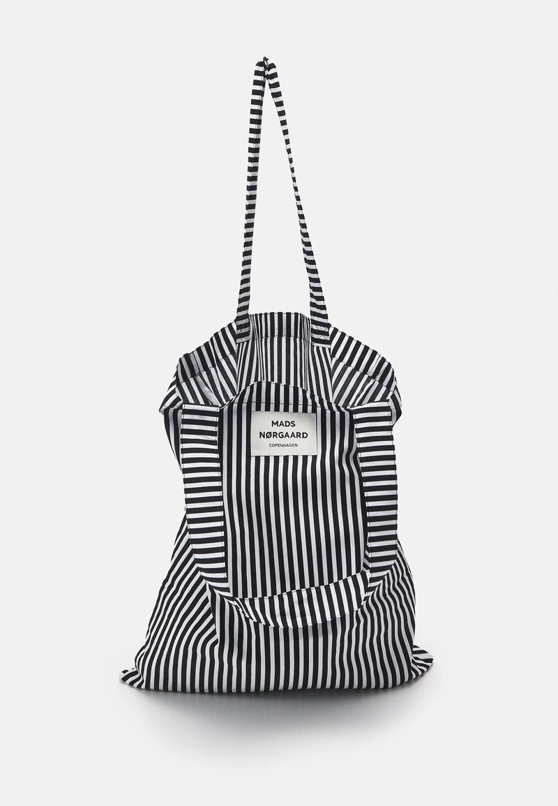 Mads Nørgaard SACKY ATOMA BAG - Shopping Bag - Black/white - Damen 5 Mads Nørgaard SACKY ATOMA BAG - Shopping Bag - Black/white - Damen – Bild 3