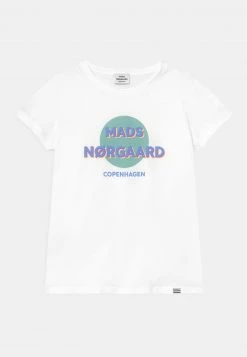Mads Nørgaard TUVINA UNISEX - T-Shirt Print - White Alyssum