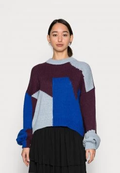 Mads Nørgaard - Damen WILD HEATHER SWEATER - Strickpullover - Multi Winetasting