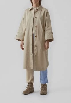 Modström Klassischer Mantel - Powder Sand - Damen