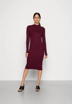 Modström - Damen KROWN NECK DRESS - Etuikleid - Currant