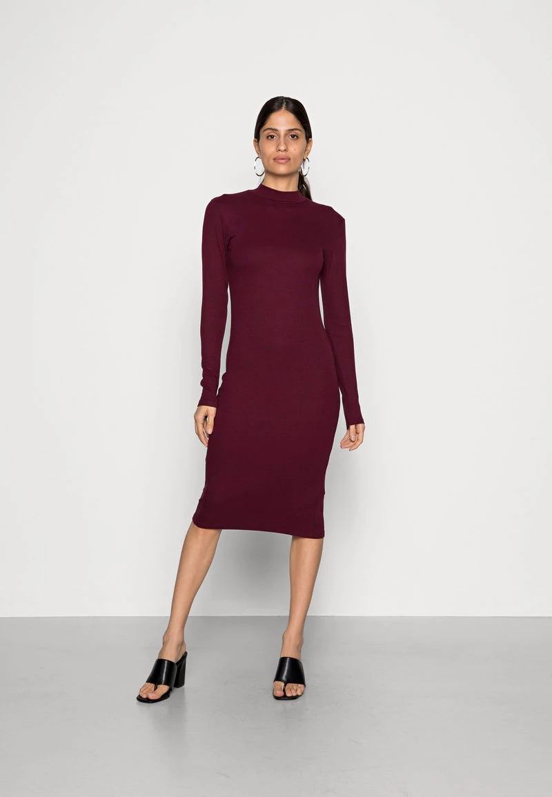 Modström - Damen KROWN NECK DRESS - Etuikleid - Currant 3 Modström - Damen KROWN NECK DRESS - Etuikleid - Currant