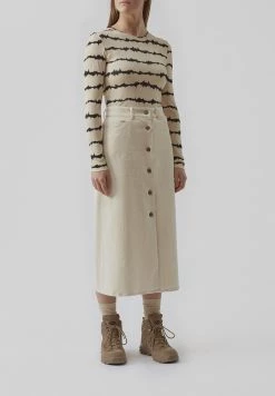 Modström - Damen A-Linien-Rock - Cream Milk