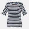 Mads Nørgaard STRIPE TUVIANA UNISEX - T-Shirt Print - Aqua/pink/navy -Mads Nørgaard Verkäufe 2022 192bab07dd2040068af15062d0bc4a4d