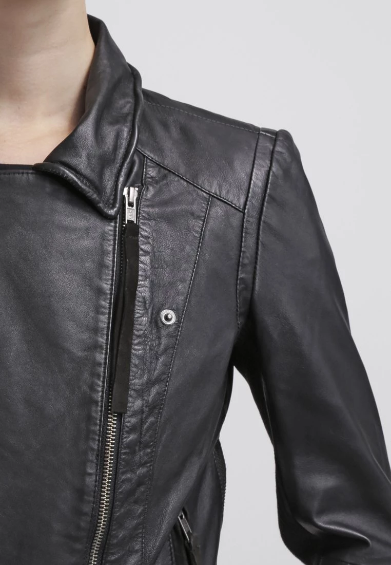 Modström - Damen IMAN - Lederjacke - Black 7 Modström - Damen IMAN - Lederjacke - Black – Bild 5