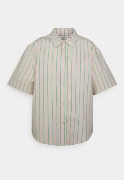Mads Nørgaard - Damen POPLIN SOBY - Hemdbluse - Gossamer Pink/classic Green -Mads Nørgaard Verkäufe 2022 1b086c7e06e145cab04a8207d05a2916