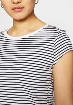Mads Nørgaard - Damen FAVORITE STRIPE TEASY TEE - T-Shirt Print - White/black -Mads Nørgaard Verkäufe 2022 1b5f93d5b6454720b5afb6a5be2a3bc8