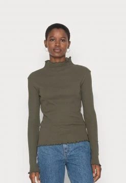 Mads Nørgaard THORA TOP - Langarmshirt - Forest Night - Damen
