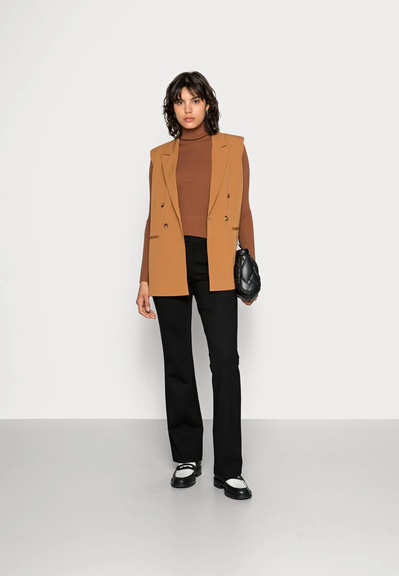 Modström TANNY FLARE PANTS - Stoffhose - Black - Damen 4 Modström TANNY FLARE PANTS - Stoffhose - Black - Damen – Bild 2