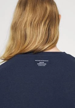 Mads Nørgaard - Herren DUSTY EMBROIDERY THOR - T-Shirt Print - Navy -Mads Nørgaard Verkäufe 2022 1cd3e748a0dc411fbc48b26307f84560