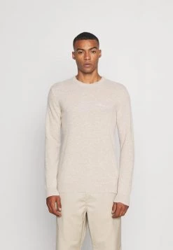 Mads Nørgaard - Herren KARSTEN - Strickpullover - Oatmeal