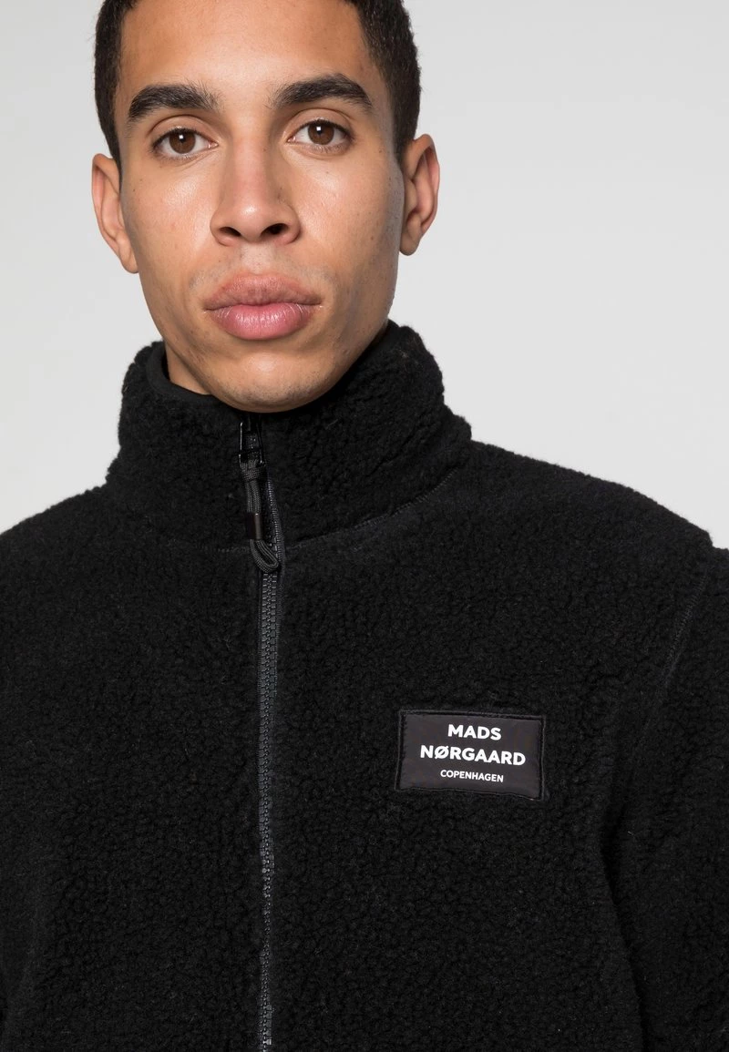 Mads Nørgaard - Herren TEDDY JACKET - Fleecejacke - Black 7 Mads Nørgaard - Herren TEDDY JACKET - Fleecejacke - Black – Bild 5