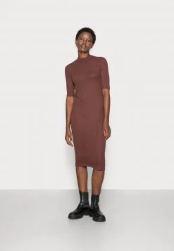 Modström KROWN DRESS - Strickkleid - Deep Mahogony - Damen