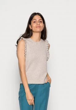 Modström - Damen NOEL VEST - Strickpullover - Off White