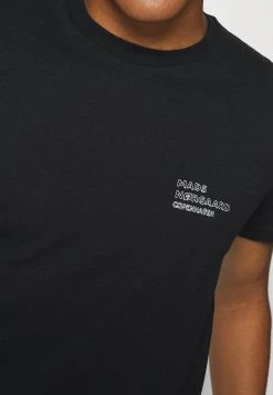 Mads Nørgaard DUSTY EMBROIDERY THOR - T-Shirt Print - Black - Herren -Mads Nørgaard Verkäufe 2022 2031f046721d4a9f88490852b3aea350