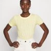 Mads Nørgaard - Damen POINTELLA TRIXA - T-Shirt Basic - Yellow -Mads Nørgaard Verkäufe 2022 2447446cd8b14a8a819dec7811dd03a3