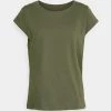 Mads Nørgaard - Damen ORGANIC FAVORITE TEASY TEE - T-Shirt Basic - Forest Night