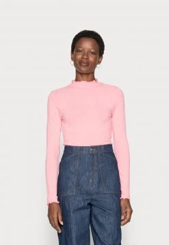 Mads Nørgaard - Damen SOLID TRUTTE - Langarmshirt - Strawberry Pink