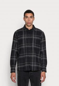 Mads Nørgaard CHECK SAPP - Hemd - Grey Check - Herren