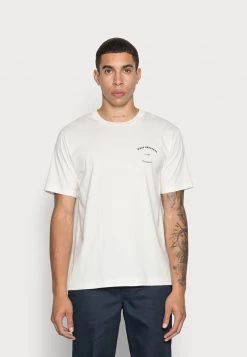 Mads Nørgaard TWIN GYM TEE - T-Shirt Basic - Marshmallow - Herren