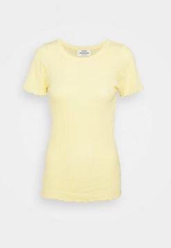 Mads Nørgaard - Damen POINTELLA TRIXA - T-Shirt Basic - Yellow -Mads Nørgaard Verkäufe 2022 2e5ffa40cc154c259fcee7bb34b96f0d