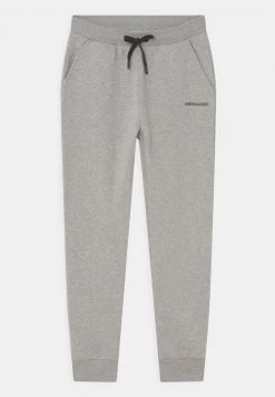 Mads Nørgaard ORGANIC PORO PANTS UNISEX - Jogginghose - Grey Melange