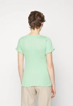 Mads Nørgaard POINTELLA TRIXA TEE - T-Shirt Basic - Light Grass Green - Damen -Mads Nørgaard Verkäufe 2022 32a080e50f4b44808f69557709a82351
