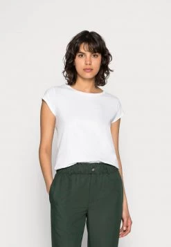 Mads Nørgaard TEASY - T-Shirt Basic - White - Damen