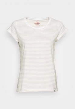 Mads Nørgaard FAVORITE STRIPE TEASY TEE - T-Shirt Print - White/gossamer Pink - Damen -Mads Nørgaard Verkäufe 2022 3850c622b1ac40adbe3af11bdd70bfc1