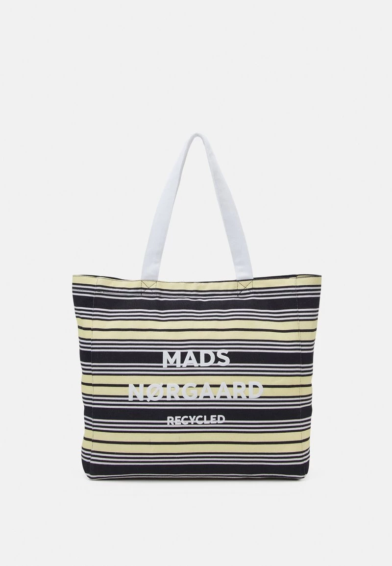 Mads Nørgaard - Damen PRINT BOUTIQUE ATHENE - Shopping Bag - Black/pale Banana/white 3 Mads Nørgaard - Damen PRINT BOUTIQUE ATHENE - Shopping Bag - Black/pale Banana/white