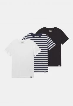 Mads Nørgaard THORLINO TEE 3 PACK UNISEX - T-Shirt Basic - Black/white