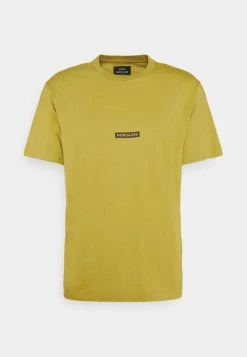 Mads Nørgaard - Herren BOX LOGO TWIN - T-Shirt Print - Burnished Gold