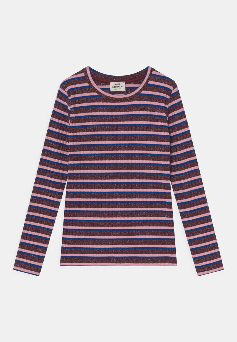 Mads Nørgaard STRIPE TALIKA - Langarmshirt - Metallic Winetasting - Kinder 3 Mads Nørgaard STRIPE TALIKA - Langarmshirt - Metallic Winetasting - Kinder
