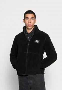 Mads Nørgaard - Herren TEDDY JACKET - Fleecejacke - Black