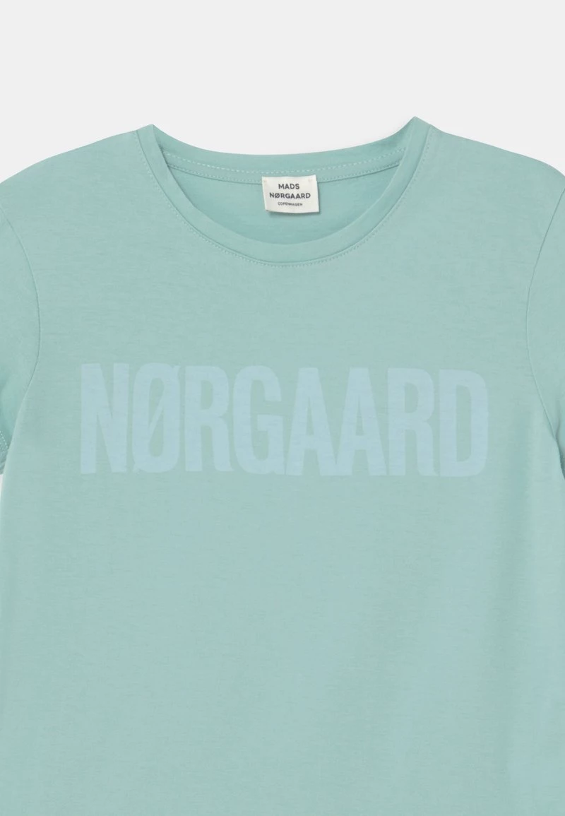Mads Nørgaard TUVINA UNISEX - T-Shirt Print - Aqua 5 Mads Nørgaard TUVINA UNISEX - T-Shirt Print - Aqua – Bild 3