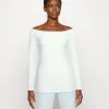 Modström TANSY - Langarmshirt - White - Damen -Mads Nørgaard Verkäufe 2022 47f4e21bc50c4c11bb64bc96e02d5cd2