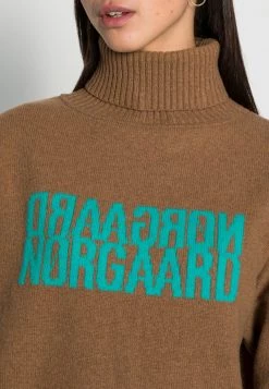 Mads Nørgaard RECY SOFT KARLA LOGO SWEATER - Strickpullover - Otter - Damen -Mads Nørgaard Verkäufe 2022 49ca2e3751d24500b3c37f17f247a6eb
