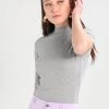 Modström KROWN - T-Shirt Basic - Grey Melange - Damen -Mads Nørgaard Verkäufe 2022 49ea88d48a0248da8eff2fd7da2e402f